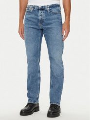 Calvin Klein Jeans Jeansy J30J326882 Niebieski Straight Fit. Niebieskie jeansy męskie Calvin Klein Jeans, z bawełny. Za 249.99 zł.