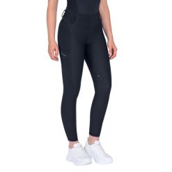 Damskie legginsy jeździeckie z pełną przyczepnością ELT Susann. Niebieskie legginsy damskie ELT, bez wzorów, z elastanu. Za 401.50 zł.