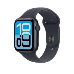 Zegarek sportowy Apple SE 3 GPS Aluminium Midnight M/L. Niebieskie, cyfrowe zegarki męskie Apple, bez wzorów, z materiału. Za 1,660.80 zł.