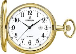 Zegarek Festina Zegarek męski Festina F2028-1 złoty. Żółte zegarki męskie Festina, bez wzorów, złote. Za 628.00 zł.