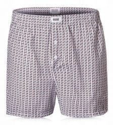 Męskie Bokserki Luźne, Majtki z Rozporkiem na Guzik - Drobny Wzór - Pako Jeans. Bokserki męskie Pako Jeans, bez wzorów, z bawełny. Za 33.00 zł.