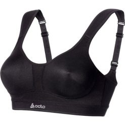 Stanik sportowy Odlo Medium Balance Fit dla kobiet - Czarny 70A. Czarne bielizna sportowa damska ODLO, bez wzorów, z dzianiny. Za 178.99 zł.