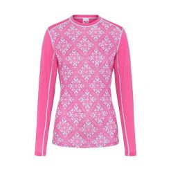 Damska koszulka z długim rękawem Kari Traa Iselin. Czerwone bluzki damskie Kari Traa, bez wzorów, sportowe, bez kołnierzyka, bez ramiączek. Za 428.50 zł.