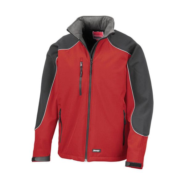 Kurtka softshell z kapturem Result Ice Fell. Czarne kurtki męskie RESULT, m, bez wzorów, z elastanu, z kapturem. Za 271.25 zł.
