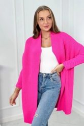 Sweter z rękawami typu nietoperz różowy neon. Czerwone swetry nierozpinane damskie KESI, l, bez wzorów, z wełny, bez kołnierzyka, plus size, bez ramiączek. Za 178.78 zł.