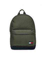 Tommy Jeans Plecak Tjm Ess Daily Dome Backpack AM0AM13400 Zielony. Zielone plecaki męskie Tommy Jeans, bez wzorów, z jeansu. Za 219.99 zł.