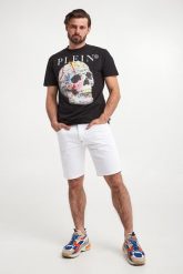 Spodenki męskie jeansowe PHILLIP PLEIN. Szorty męskie Philipp Plein, bez wzorów, z jeansu. Za 2,069.00 zł.