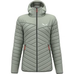 Kurtka puchowa Salewa Brenta. Szare kurtki sportowe męskie Salewa, m, bez wzorów, z lycry, z kapturem, narciarskie. Za 931.50 zł.