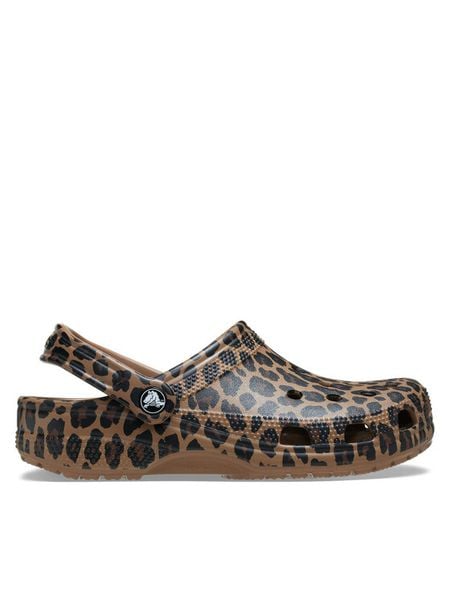 Crocs Klapki Classic Animal Clog 211800 Brązowy. Brązowe klapki męskie Crocs, bez wzorów, z tworzywa sztucznego, bez zapięcia. Za 188.99 zł.