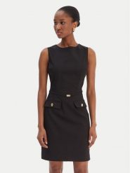 Marciano Guess Sukienka koktajlowa 6RGK17 7311A Czarny Regular Fit. Czarne sukienki damskie Marciano Guess, z aplikacjami, z bawełny, wizytowe, bez kołnierzyka, bez ramiączek. Za 859.99 zł.