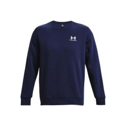 Bluza Under Armour Essential Fleece. Białe bluzy sportowe męskie Under Armour, m, bez wzorów, bez kaptura. W wyprzedaży za 231.00 zł.