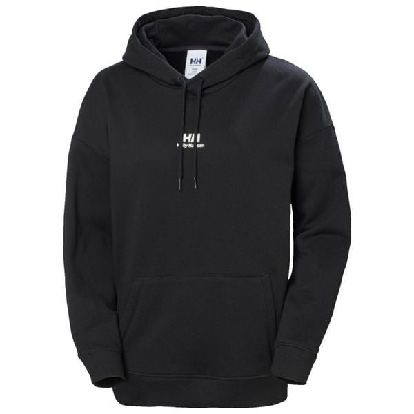 Bluza damska Helly Hansen YU. Czarne bluzy damskie Helly Hansen, bez wzorów, bez ramiączek, z kapturem. W wyprzedaży za 208.10 zł.