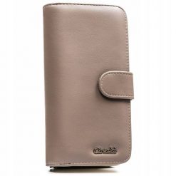 Portfel damski 4U Cavaldi N113-APU-BL beżowy. Brązowe portfele damskie 4U Cavaldi, ze skóry ekologicznej. Za 31.99 zł.