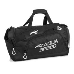 Torba treningowa AQUA-SPEED 35 l. Białe torby sportowe męskie Aqua-Speed, bez wzorów. Za 119.99 zł.