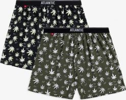Atlantic Bokserki majtki męskie 2MBX-038 2P XXL. Bokserki męskie Atlantic, bez wzorów. Za 84.74 zł.