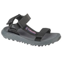 Sandały damskie, Konos Globetrot Sandal W. Czarne sandały damskie Columbia, bez wzorów, bez obcasa, bez zapięcia. Za 199.00 zł.