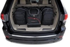 Torby Do Bagażnika Jeep Grand Cherokee 2010-2021 4Szt Kjust. Czarne torby podróżne damskie KJUST, bez wzorów, z kauczuku. Za 1,250.00 zł.