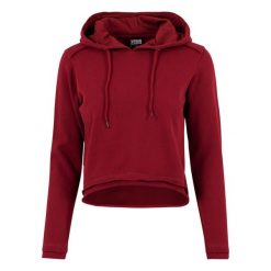 Bluza damska z kapturem Urban Classic terry. Brązowe bluzy damskie Urban Classics, bez wzorów, bez ramiączek, z kapturem. Za 183.50 zł.
