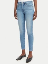 Calvin Klein Jeans Jeansy LV047F489G Niebieski Skinny Fit. Niebieskie jeansy damskie Calvin Klein Jeans, bez wzorów, z bawełny. Za 489.99 zł.