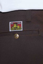 Spodnie Ben Davis Original Bens DARK BROWN. Brązowe spodnie sportowe męskie Nuvola Pelle, m, bez wzorów. Za 243.59 zł.