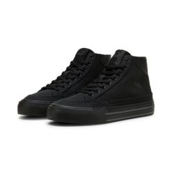 Buty Sportowe Męskie Puma Court Classic Vulc Mid. Czarne buty sportowe męskie Puma, bez wzorów, bez zapięcia. Za 186.99 zł.