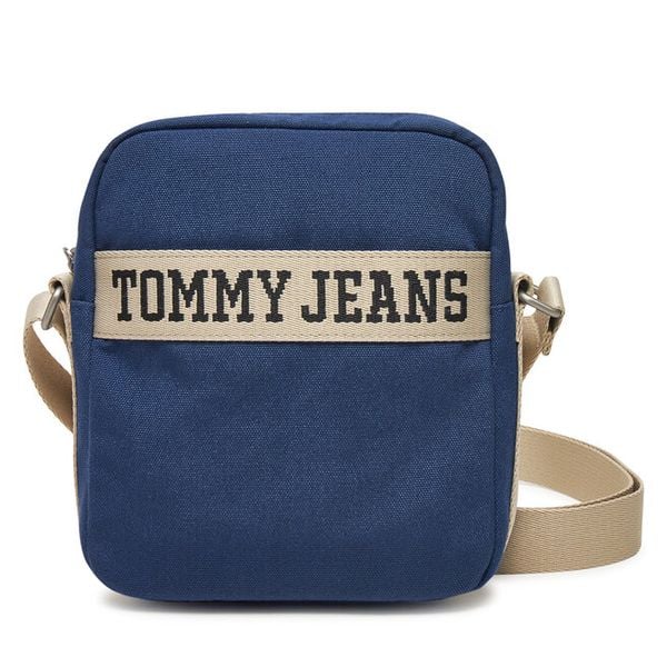 Saszetka Tommy Jeans. Niebieskie saszetki i nerki męskie Tommy Jeans, z jeansu, małe. Za 159.99 zł.