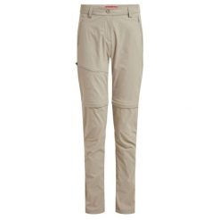 Spodnie turystyczne damskie Craghoppers NosiLife Pro Convertible Trouser III. Białe spodnie sportowe damskie Craghoppers, bez wzorów, sportowe, trekkingowe. W wyprzedaży za 505.90 zł.