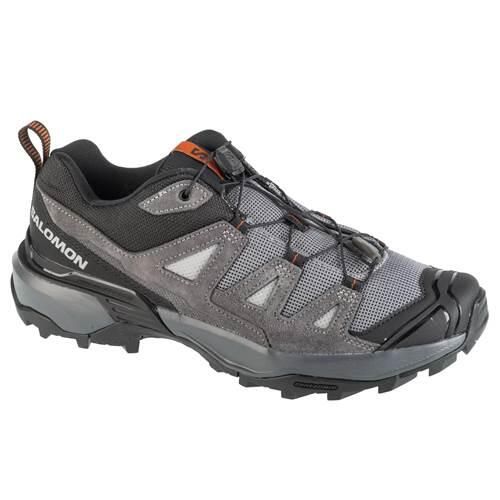 Buty trekkingowe męskie Salomon X Ultra 360 Ltr. Szare buty zimowe męskie Salomon, bez wzorów, z gore-texu, bez obcasa, bez zapięcia. Za 559.00 zł.