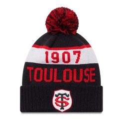 Czapka Stade Toulousain 2025/26. Czarne czapki damskie New Era, bez wzorów, z materiału, eleganckie. Za 147.00 zł.