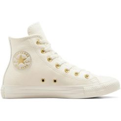 Buty sportowe Converse Chuck Taylor As. Brązowe obuwie sportowe damskie Converse, bez wzorów, ze skóry ekologicznej, bez zapięcia. Za 381.50 zł.