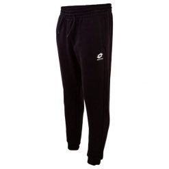 Spodnie męskie sportowe Lotto MEN PANTES. Czarne buty sportowe męskie Lotto, m, bez wzorów, do biegania. Za 129.00 zł.