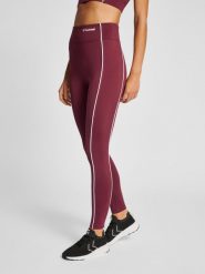 Legginsy damskie Hummel Mt Flash. Brązowe legginsy damskie Hummel, bez wzorów, z elastanu. Za 255.00 zł.