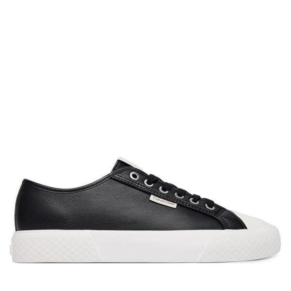 Trampki Calvin Klein. Czarne trampki i tenisówki damskie Calvin Klein, bez wzorów, bez zapięcia. Za 316.99 zł.
