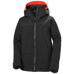 Damska kurtka narciarska Helly Hansen Powchaser 3.0. Czarne kurtki sportowe damskie Helly Hansen, s, bez wzorów, z poliamidu, bez ramiączek, bez kaptura, narciarskie, primaloft. Za 1,214.50 zł.