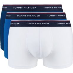 Tommy Hilfiger 3-pack Bokserki Niebieski Biały. Białe bokserki męskie Tommy Hilfiger, bez wzorów, z bawełny. Za 192.95 zł.