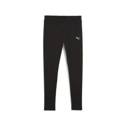 Damskie legginsy Essentials PUMA. Czarne legginsy damskie Puma, bez wzorów, z bawełny. Za 82.99 zł.