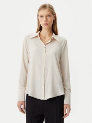 Rinascimento Koszula CFC0122916003 Beżowy Regular Fit. Brązowe koszule damskie Rinascimento, l, bez wzorów, z syntetyku, bez kołnierzyka, bez ramiączek. Za 129.99 zł.