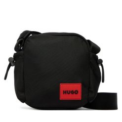 Saszetka HUGO. Czarne saszetki i nerki męskie Hugo, małe. Za 399.99 zł.