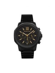 Michael Kors Zegarek Prescott MK9252 Czarny. Czarne, analogowe zegarki męskie Michael Kors, bez wzorów, ze stali. Za 1,479.00 zł.