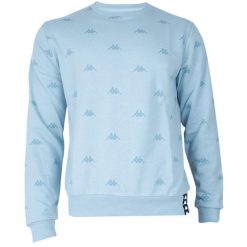 Bluza męska Kappa Iver niebieska. Niebieskie bluzy męskie Kappa, m, bez wzorów, sportowe, bez ramiączek, bez kaptura. Za 216.00 zł.