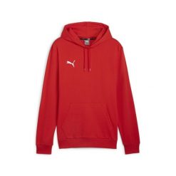 Bluza z kapturem Puma Teamgoal Casuals. Czerwone bluzy sportowe męskie Puma, xs, bez wzorów, z kapturem, do piłki nożnej. Za 230.50 zł.