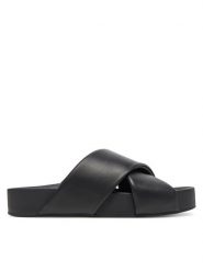 HÖGL Klapki Celeste 9-102910 Czarny. Czarne klapki damskie HÖGL, bez wzorów, ze skóry, bez obcasa, bez zapięcia. Za 449.99 zł.