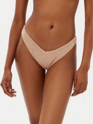 Guess Bikini E4GO07 KC5Z0 Brązowy. Brązowe stroje kąpielowe damskie Guess, l, z aplikacjami, z syntetyku. Za 179.99 zł.
