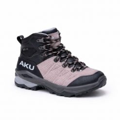 Buty sportowe trekkingowe damskie Aku Adapta Gore-tex. Czarne obuwie sportowe damskie Aku, z gore-texu, bez zapięcia. Za 399.00 zł.