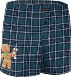 Cornette Bokserki Świąteczne 015/14 Cookie 6 majtki męskie 2XL. Bokserki męskie Cornette, bez wzorów. Za 57.07 zł.