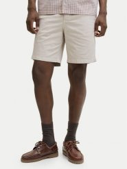 Jack & Jones Szorty materiałowe Ace Vance 12293005 Beżowy Regular Fit. Brązowe szorty męskie Jack & Jones, bez wzorów, z bawełny. Za 159.99 zł.