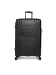 Beverly Hills Polo Club Walizka duża CEO-BHPC-WAL-007-L Czarny. Czarne walizki męskie Beverly Hills Polo Club, bez wzorów, z tworzywa sztucznego, duże. Za 399.99 zł.