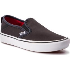 Tenisówki VANS - Comfycush Slip VN0A3WME6BT1 Black/True White. Czarne trampki i tenisówki damskie Vans, bez wzorów, z gumy, bez zapięcia. W wyprzedaży za 229.00 zł.