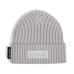 Czapka zimowa unisex Puma MAPF1 STATEMENT szara 02569002. Szare czapki damskie Puma, na zimę, bez wzorów, z bawełny, klasyczne. Za 119.13 zł.