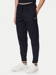 BOSS Spodnie dresowe Iconic 50554830 Granatowy Regular Fit. Niebieskie spodnie sportowe męskie Boss, l, bez wzorów, z bawełny. Za 449.99 zł.